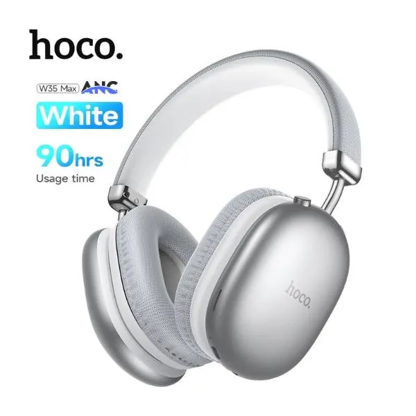 Hoco W35 Max ANC Wireless Headphone – Silver