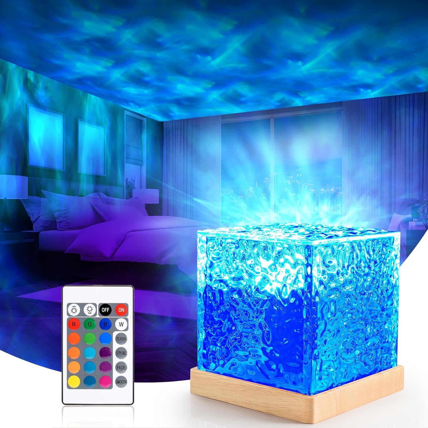 USB Dynamic Water Pattern Light
