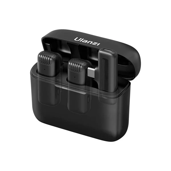 Ulanzi J12 Dual Wireless Microphone with Charging Case For Type-C