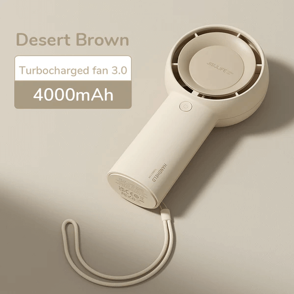 JISULIFE FA43 Handheld Powerful Turbo Fan 4000mAh