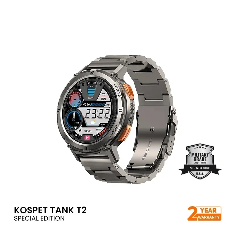 KOSPET TANK T2 Special Edition calling Smart watch | Silver