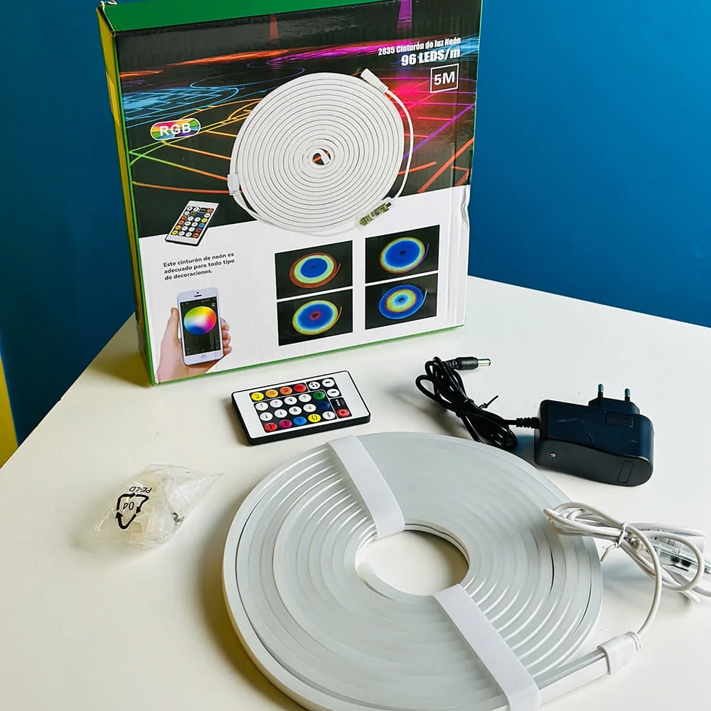 GearUP NRGB50 5 Meter RGB Neon Light with App & Remote Control